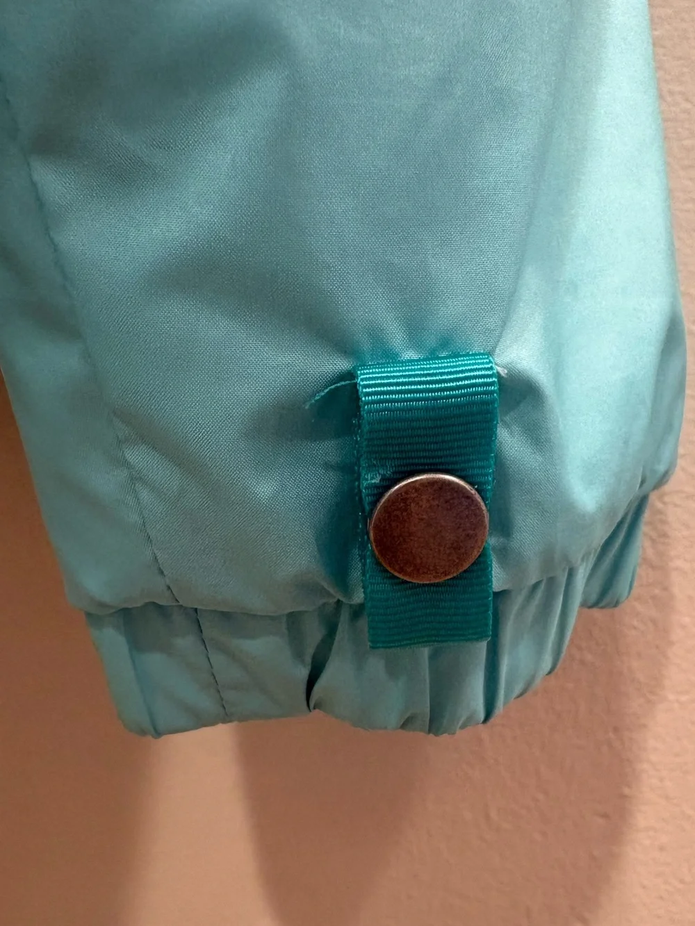 The North Face Girls Insulated Puffer Jacket Blue Size S 7/8